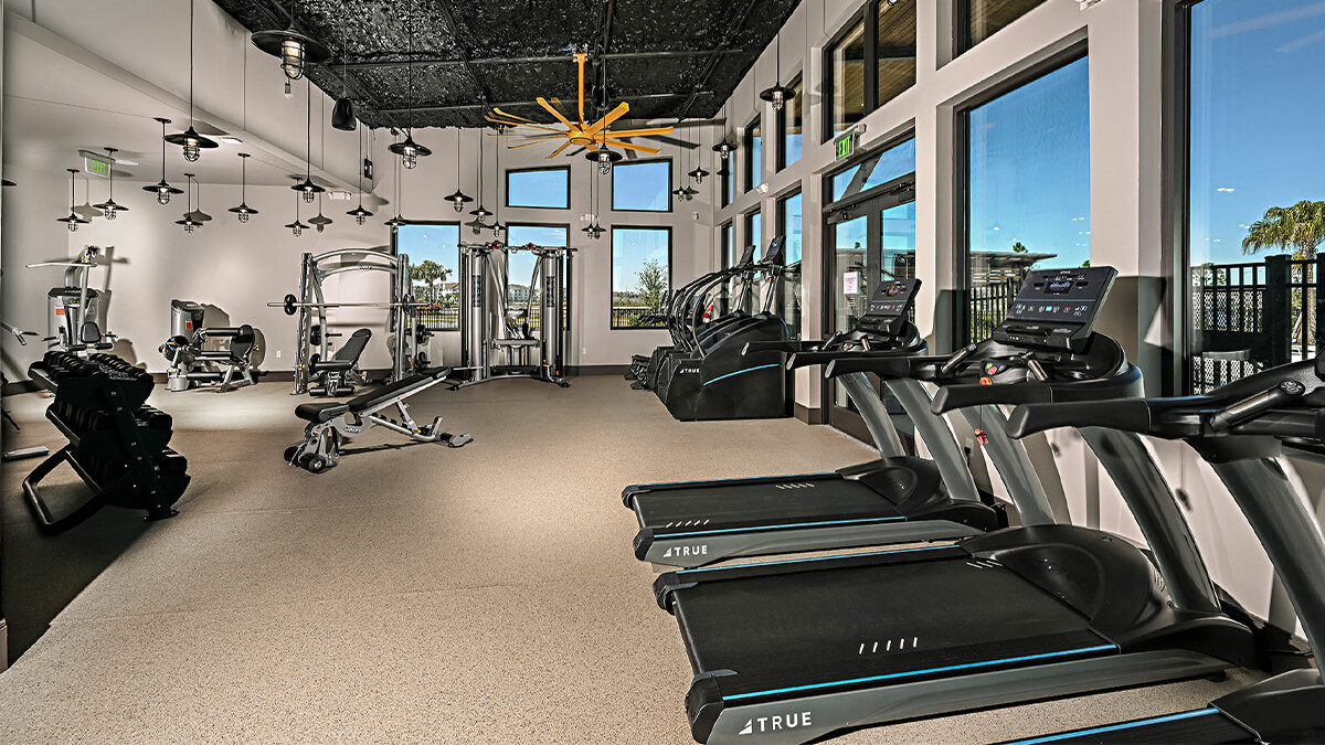 Fitness Center, treadmills
